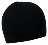 Obrázek Zimní dvojvrstvá akrylová pletená čepice černá