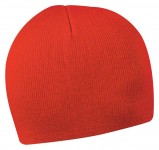 Obrázek Zimní dvojvrstvá akrylová pletená čepice červená