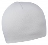 Obrázek Zimní dvojvrstvá akrylová pletená čepice bílá
