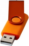 Obrázek Twister metal oranžový USB flash disk, 2 GB