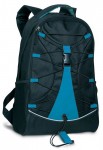 Obrázek Černý batoh s modrými doplňky