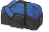Obrázek Sportovní modrá polyesterová taška s kapsou