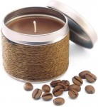 Obrázek Aromatická svíčka s vůní kávy v plechovém boxu