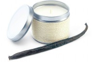 Obrázek Aromatická svíčka s vůní vanilky v plechovém boxu