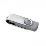 Obrázek Twister Techmate šedo-stříbr. USB flash disk 16GB