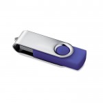 Obrázek Twister Techmate fialovo-stříbrný USB disk 8GB