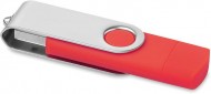 Obrázek OTG Twister flash disk 1 GB s micro USB,červený