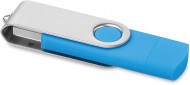 Obrázek OTG Twister flash disk 1 GB s micro USB,tyrkysový