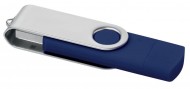 Obrázek Tmav.modrý OTG Twister USB flash disk s USB-C, 32GB