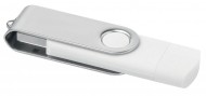 Obrázek Bílý OTG Twister USB flash disk s USB-C, 16GB
