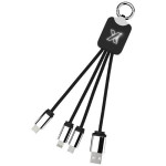 Obrázek Dobíjecí kabel 3 v 1 s bílým svítícím logem
