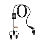 Obrázek SCX.design C48 CarPlay nabíjecí kabel 5 v 1, černá