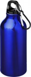 Obrázek Modrá hliníková láhev 0,4 litru s karabinou