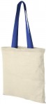 Obrázek Bavlněná nákupní taška s královsky modrými držadly