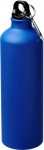 Obrázek Matná hliníková láhev s karabinou 770ml modrá