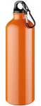 Obrázek Oranžová hliníková láhev 770 ml s karabinou