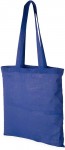 Obrázek Král. modrá bavlněná nákupní taška s dlouhými uchy, 140g/m2