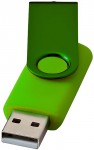 Obrázek Twister metal zelený USB flash disk,2GB