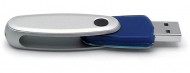 Obrázek Rotating modrý rotační USB flash disk 2GB