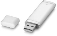 Obrázek Stříbrný plastový USB flash disk 64GB s krytkou
