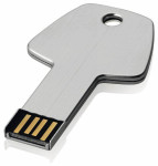 Obrázek Stříbrný hliníkový USB flash disk 16GB,tvar klíče