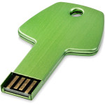 Obrázek Zelený hliníkový USB flash disk 32GB, tvar klíče