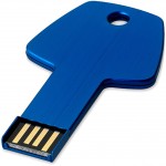 Obrázek Nám. modrý hliník. USB flash disk 1GB, tvar klíče