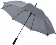 Obrázek Šedý automatický deštník s tvarovaným držadlem