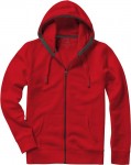 Obrázek Arora mikina ELEVATE s kapucí na zip červená XS