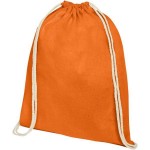 Obrázek Oranžový batoh z bavlny 140 g/m?