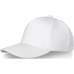 Obrázek Bílá 5panelová čepice s kovovou přezkou