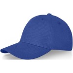 Obrázek 6panelová čepice s kovovou přezkou, středně modrá