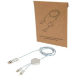 Obrázek Stříbrný rychlonabíjecí 27W kabel 5v1 150 cm,hliník