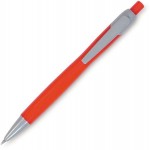 Obrázek Červené kuličkové pero LADA s šedými doplňky