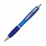 Obrázek Transparentně modré kuličkové pero OKAY