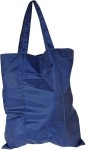 Obrázek Modrá skládací nylonová nákupní taška tkaná