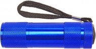 Obrázek Kovová svítilna s 9 LED v modré barvě