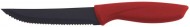 Obrázek Červený steakový nůž s černou čepelí