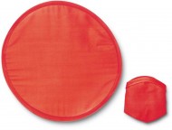 Obrázek Skládací frisbee - červený nylonový létající talíř