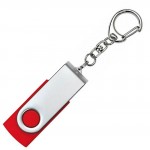 Obrázek Twister stř.-červený USB flash disk,přívěsek,1GB