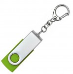 Obrázek Twister stř.-zelený USB flash disk,přívěsek,1GB
