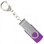 Obrázek Twister stříb.-fialový USB flash disk,přívěsek,1GB