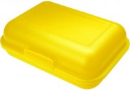 Obrázek Žlutý plastový menší svačinový box