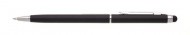 Obrázek Plastové kuličkové pero TEMA černé se stylusem