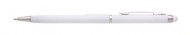 Obrázek Plastové kuličkové pero TEMA bílé se stylusem