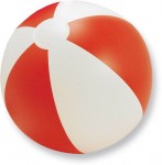 Obrázek Červeno-bílý plážový nafukovací míč
