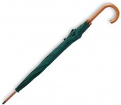 Obrázek Klasický deštník se zahnutou ručkou, zelený