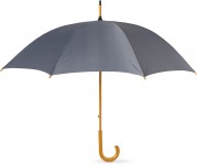 Obrázek Klasický deštník se zahnutou ručkou, šedý