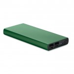 Obrázek Zelená hliníková powerbanka 10 000 mAh