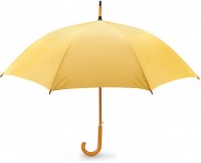 Obrázek Žlutý automatický deštník se zahnutou ručkou